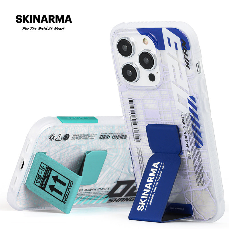 Skinarma Ryoiki Clear Case with Extendable Grip Stand