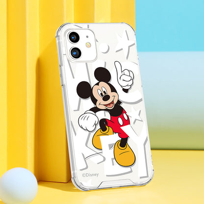 UKA Disney Shockproof Air Cushion TPU+PC Clear Back Case Cover