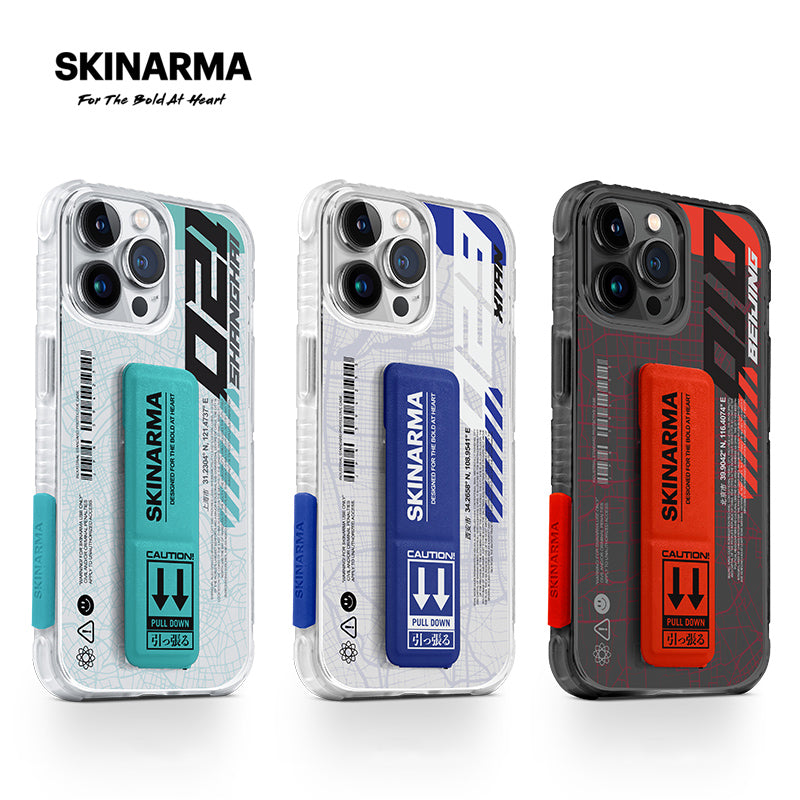 Skinarma Ryoiki Clear Case with Extendable Grip Stand