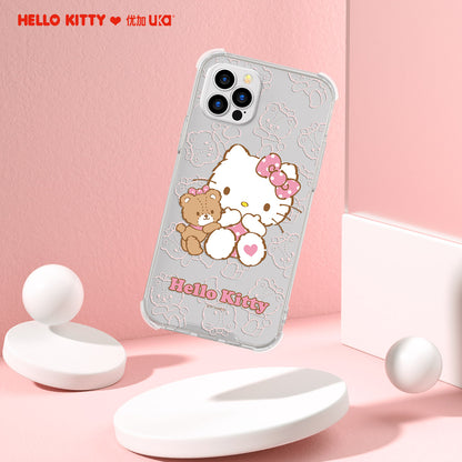 UKA Sanrio Characters Shockproof Air Cushion TPU+PC Clear Back Case Cover