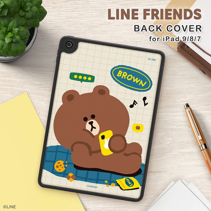 GARMMA Line Friends Shockproof Back Cover Case for Apple iPad