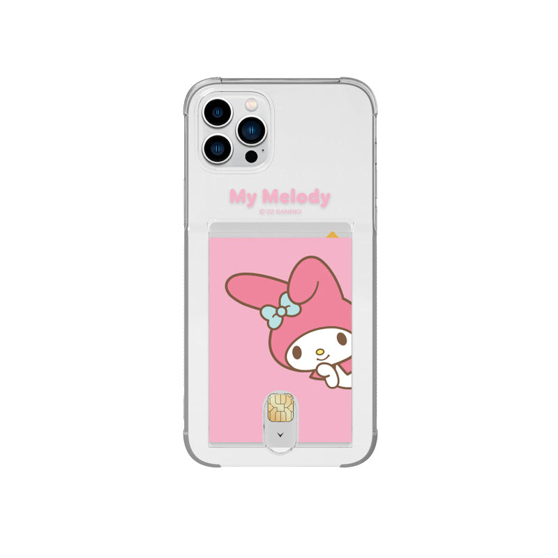 Sanrio Characters Card Pocket Air Cushion Soft Case Cover