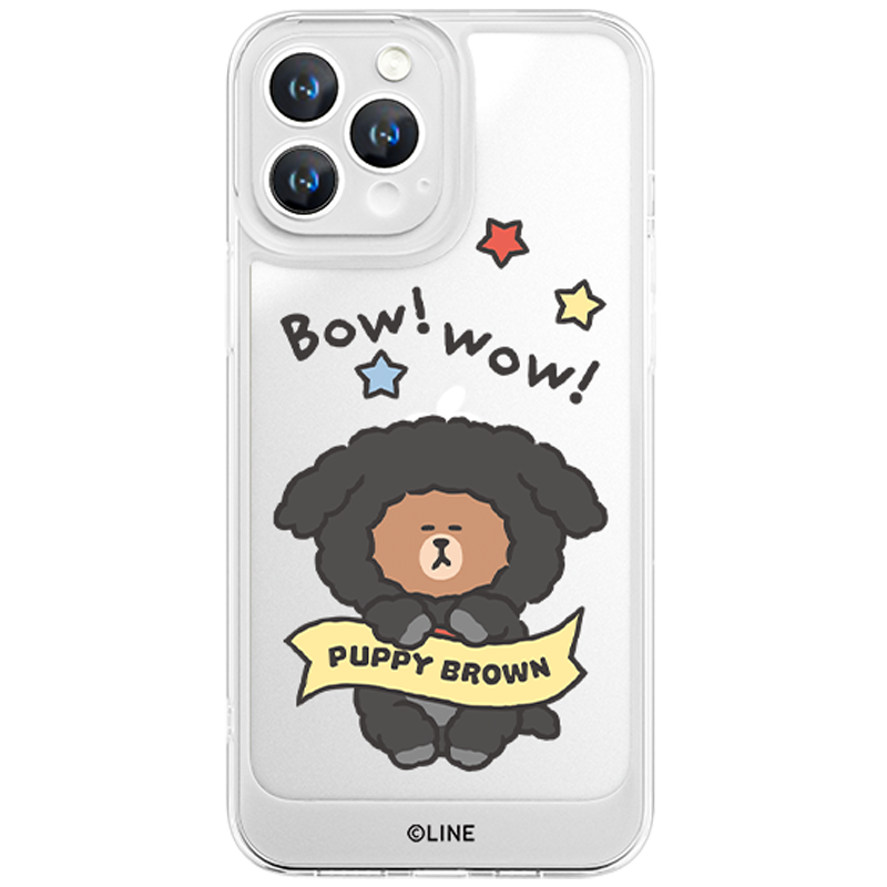 Line Friends Clear Shockproof Air Cushion Back Case Cover