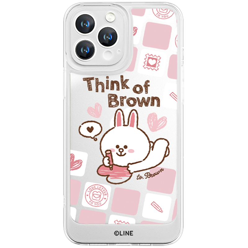 Line Friends Clear Shockproof Air Cushion Back Case Cover