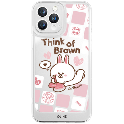 Line Friends Clear Shockproof Air Cushion Back Case Cover