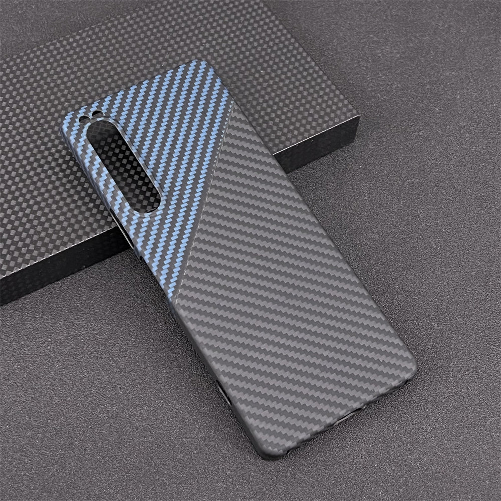 Oatsbasf Luxury Pure Carbon Fiber Case for SONY Smartphones