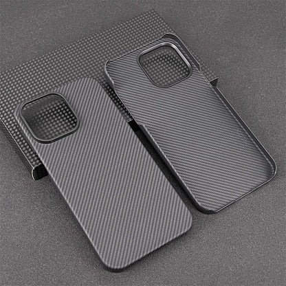 Oatsbasf Luxury Pure Carbon Fiber Case for Apple iPhone 14 Plus / iPhone 14