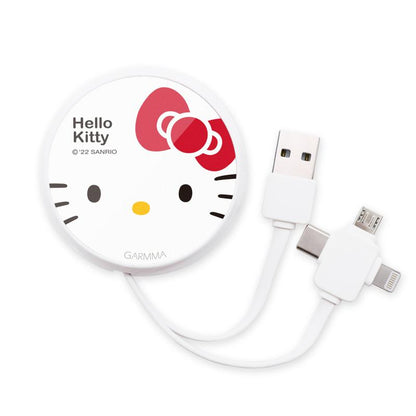 GARMMA Sanrio Characters 3-in-1 Lightning+Type-C+Micro USB Extracted Extension Cable