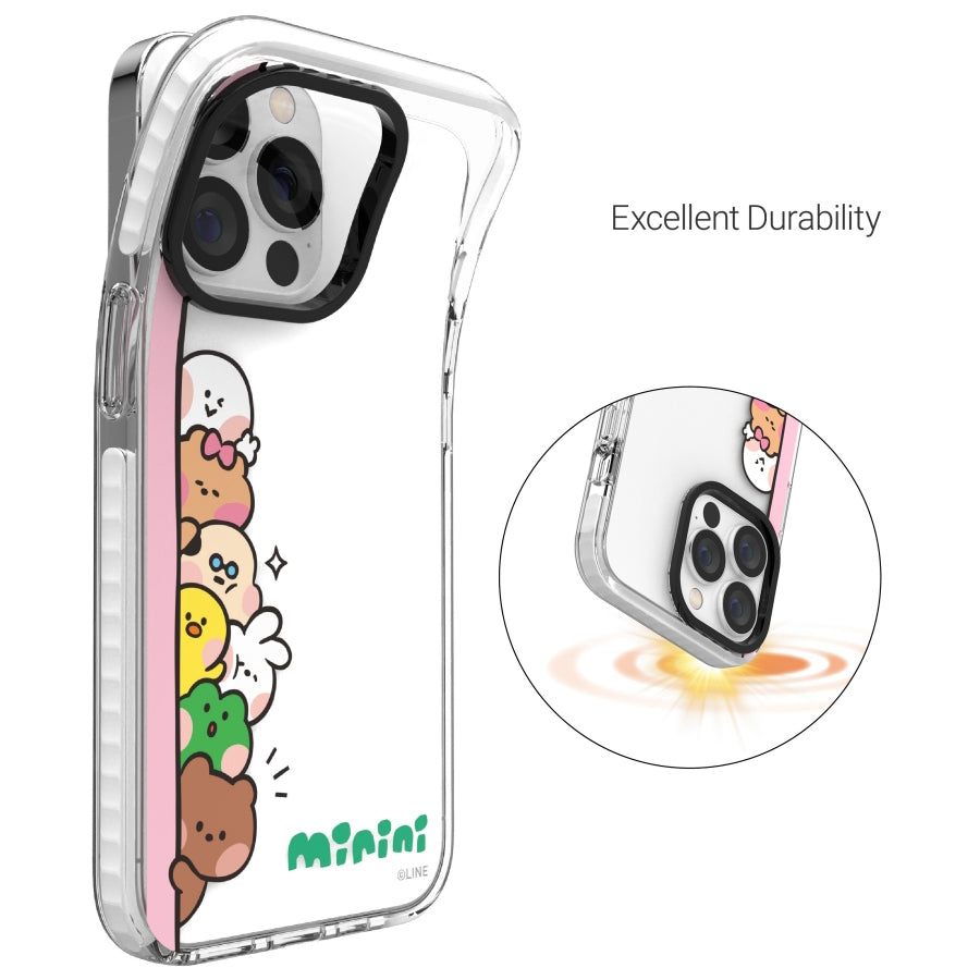 Line Friends minini Clear Line Case Cover