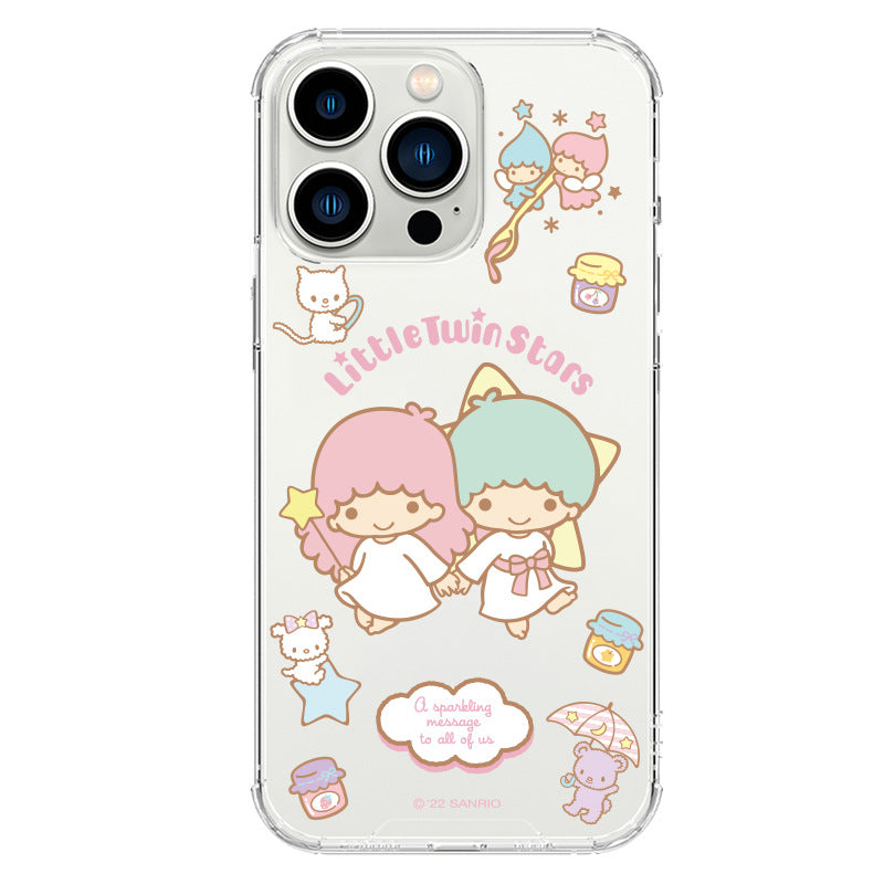 UKA Sanrio Characters Shockproof Air Cushion TPU+PC Clear Back Case Cover