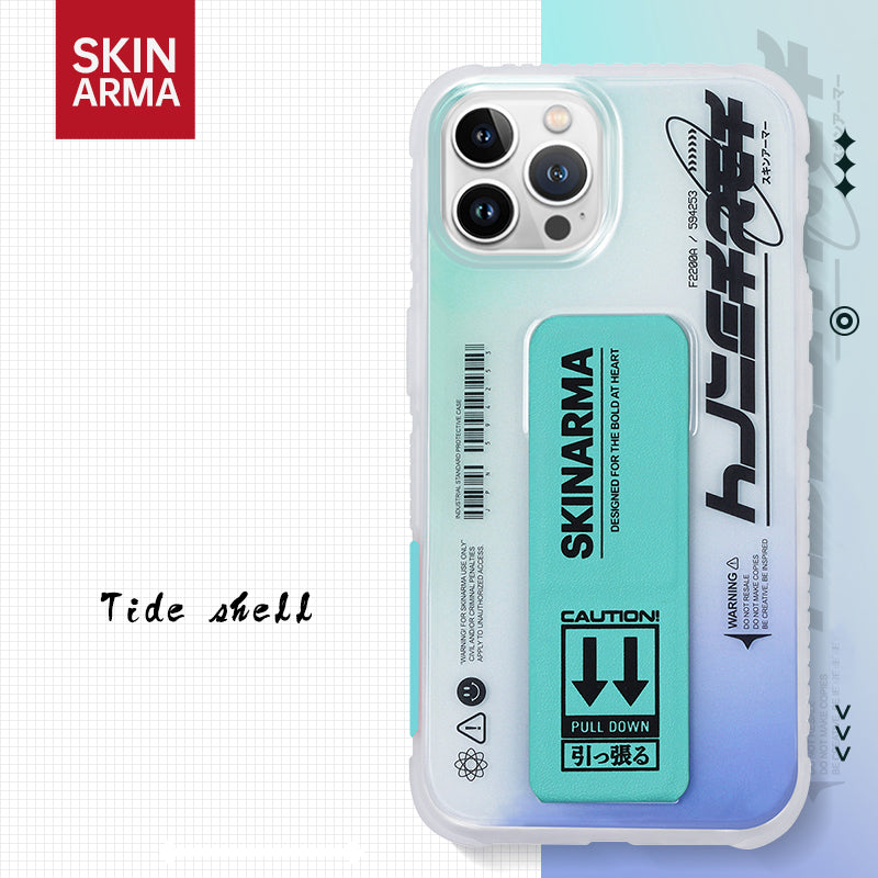 Skinarma Clear Case with Extendable Grip Stand