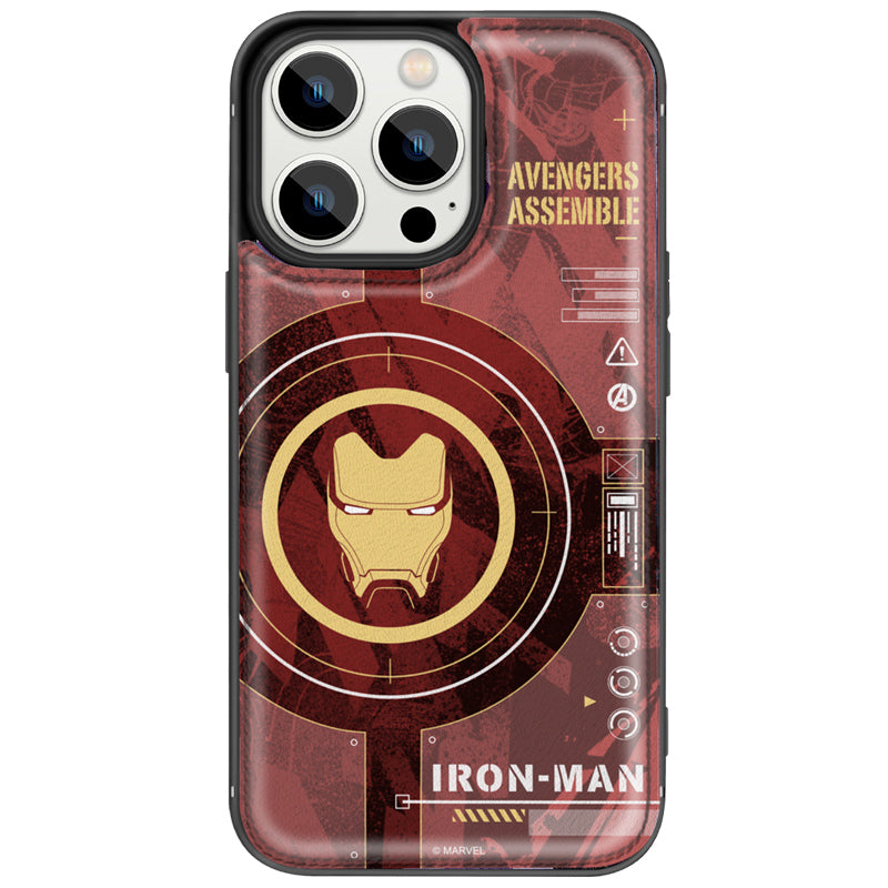 UKA Marvel Avengers Premium Leather Back Cover Case