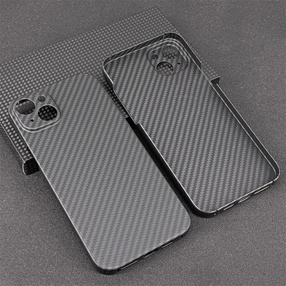 Oatsbasf Luxury Pure Carbon Fiber Case for Apple iPhone 14 Plus / iPhone 14