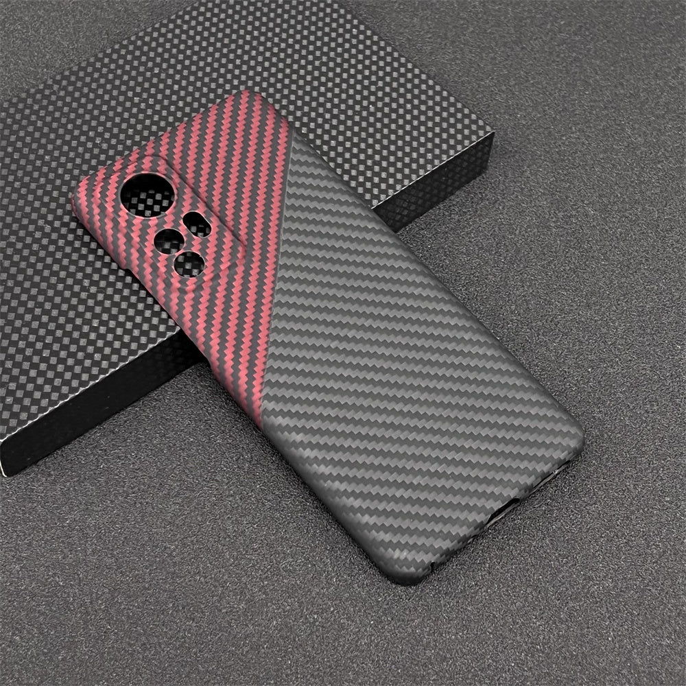 Oatsbasf Luxury Pure Carbon Fiber Case for Xiaomi Smartphones