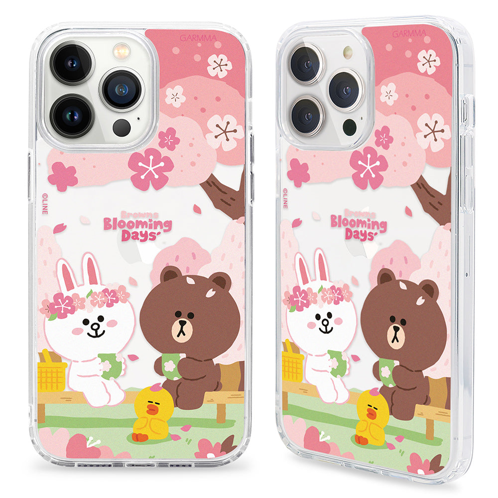 GARMMA Line Friends Sakura Air Cushion TPU+PC Back Case Cover