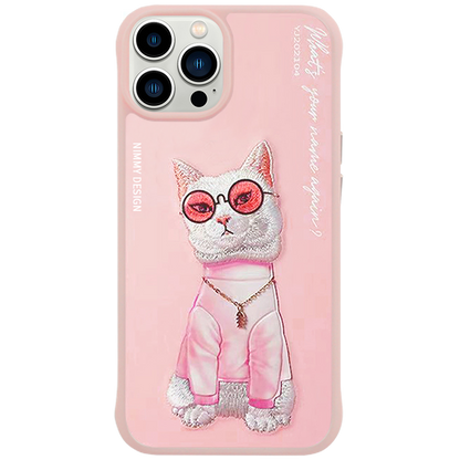 Nimmy Glasses Cool Embroidery Case Cover