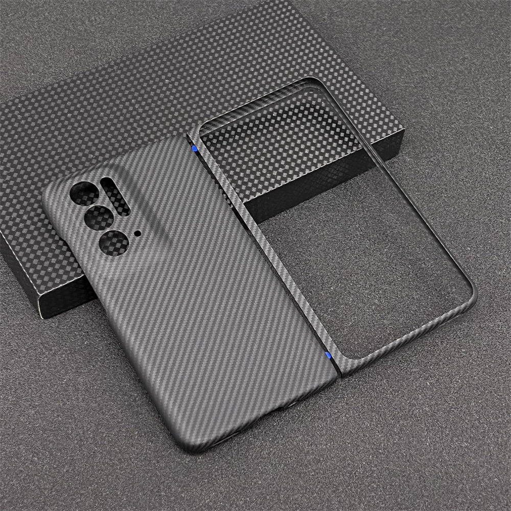 Oatsbasf Luxury Pure Carbon Fiber Case for OPPO Foldable Smartphones