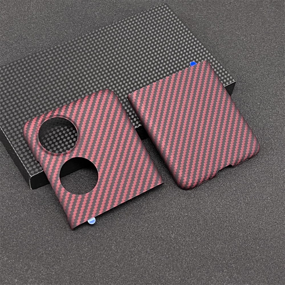 Oatsbasf Luxury Pure Carbon Fiber Case for Huawei Pocket series Smartphones