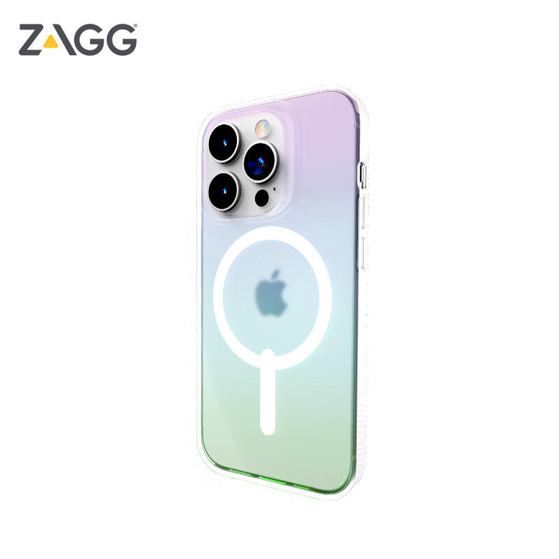 ZAGG Iridescent Snap MagSafe Anti-microbial D3O Ultimate Impact Protection Case Cover