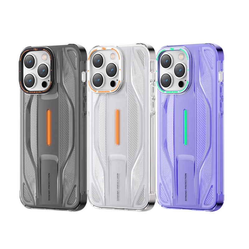 PQY Supercar Military Grade Shockproof Luminous Case Cover