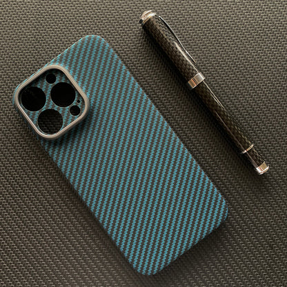 Oatsbasf Luxury Pure Carbon Fiber Case for Apple iPhone 14 Plus / iPhone 14