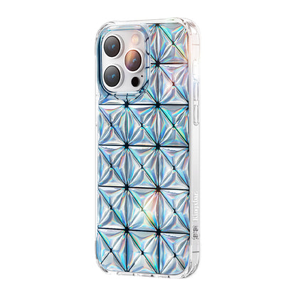 KINGXBAR Lattice 3D Shockproof Back Cover Case