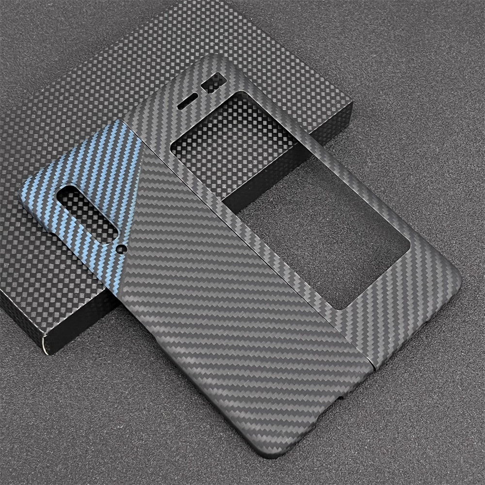 Oatsbasf Luxury Pure Carbon Fiber Case for Samsung Foldable Smartphones