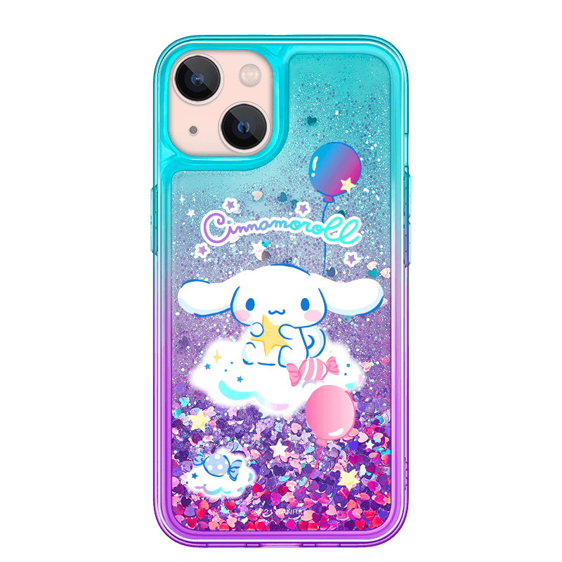 UKA Sanrio Characters Air Cushion Glitter Quicksand Back Case Cover