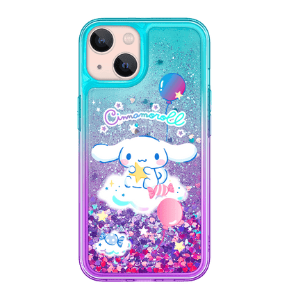 UKA Sanrio Characters Air Cushion Glitter Quicksand Back Case Cover