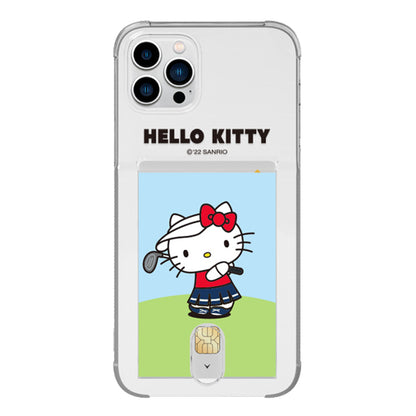 Sanrio Characters Card Pocket Air Cushion Soft Case Cover