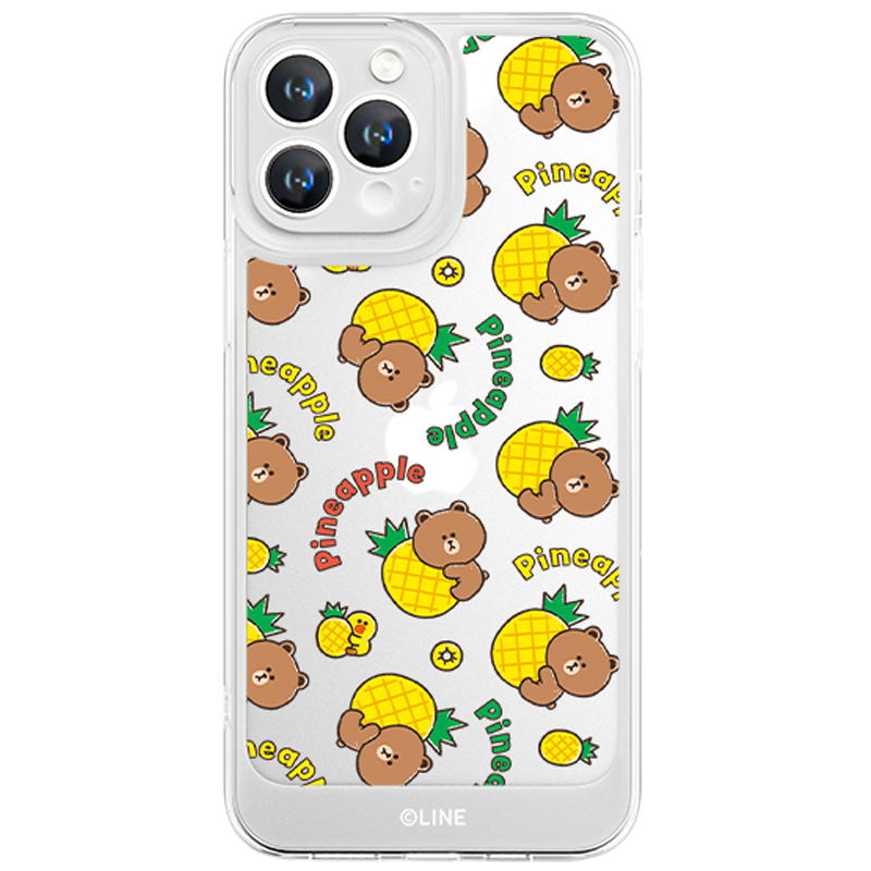 Line Friends Clear Shockproof Air Cushion Back Case Cover