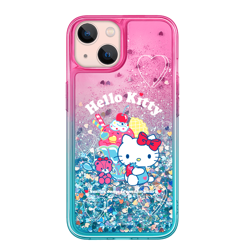 UKA Sanrio Characters Air Cushion Glitter Quicksand Back Case Cover