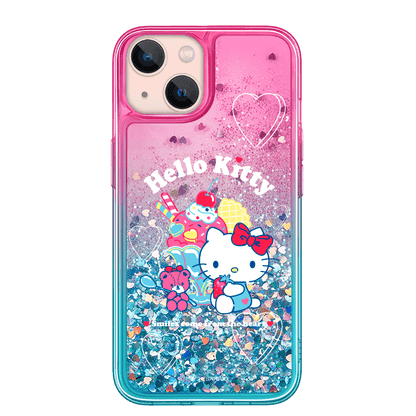 UKA Sanrio Characters Air Cushion Glitter Quicksand Back Case Cover