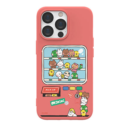 Line Friends Liquid Silicone Soft Color Jelly Back Case Cover