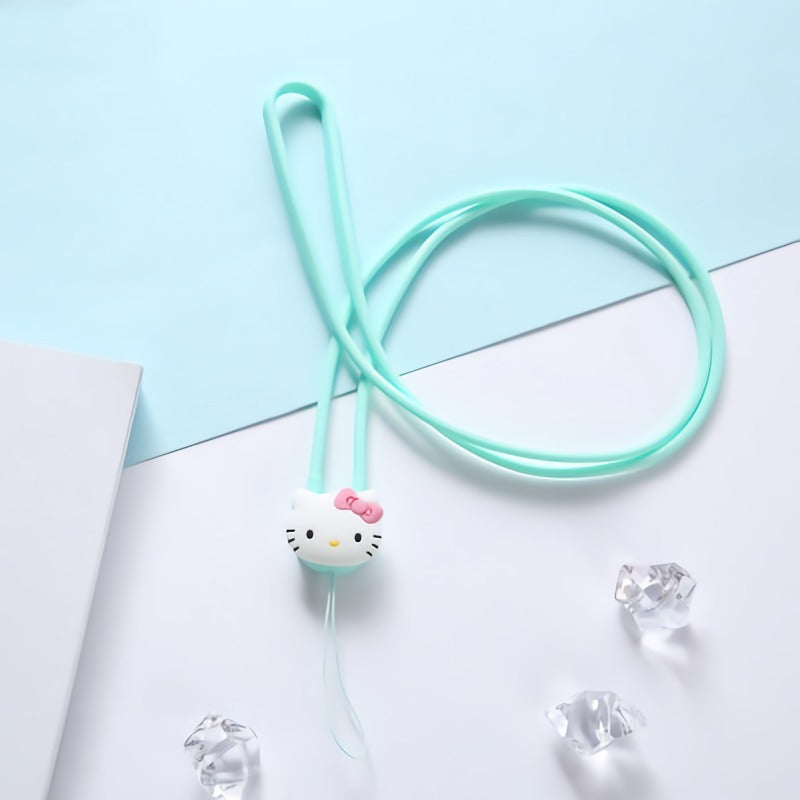 GARMMA Hello Kitty & My Melody Anti-lost Silicone Strap Universal Lanyard