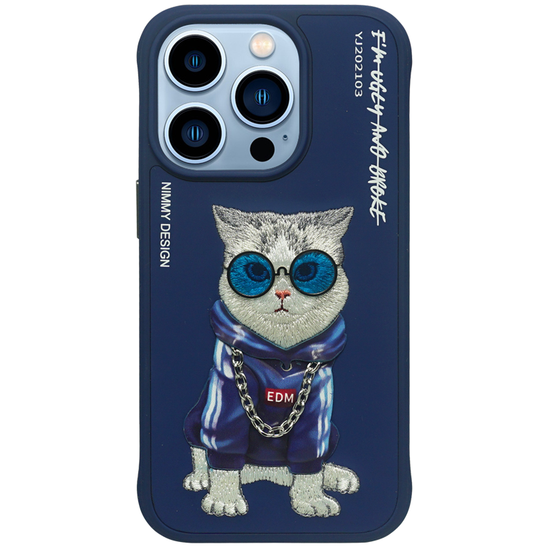 Nimmy Glasses Cool Embroidery Case Cover