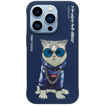 Nimmy Glasses Cool Embroidery Case Cover