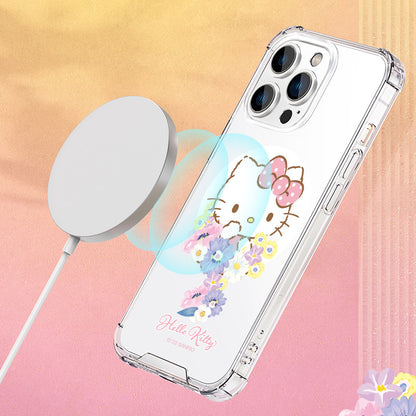 UKA Sanrio Characters Anti-fall Clear PC+TPU Magnetic MagSafe Case Cover