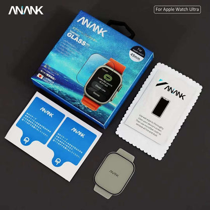 ANANK 9H Hardness Tempered Glass Screen Protector for Apple Watch Ultra