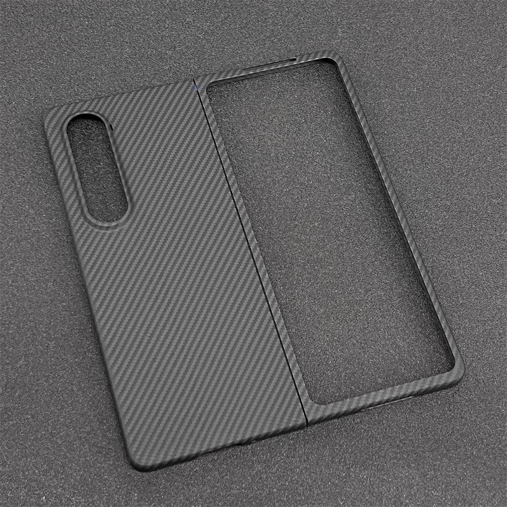 Oatsbasf Luxury Pure Carbon Fiber Case for Samsung Foldable Smartphones