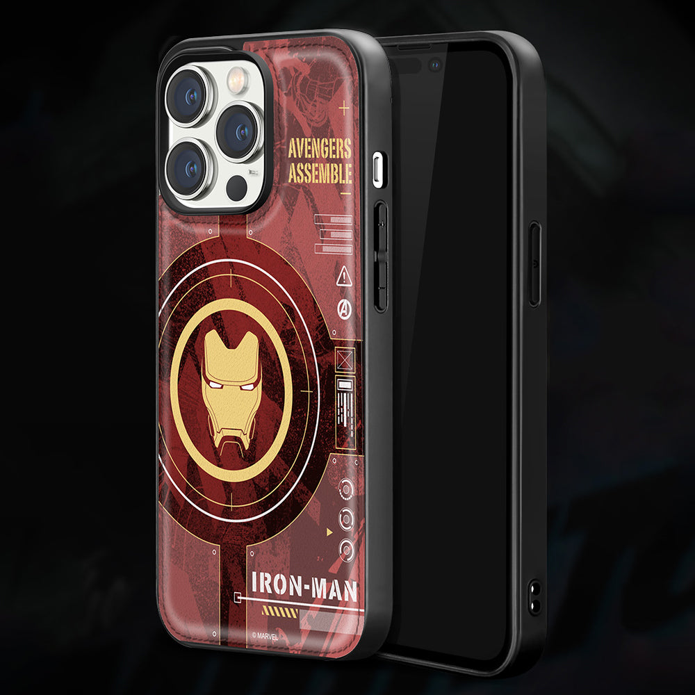 UKA Marvel Avengers Premium Leather Back Cover Case