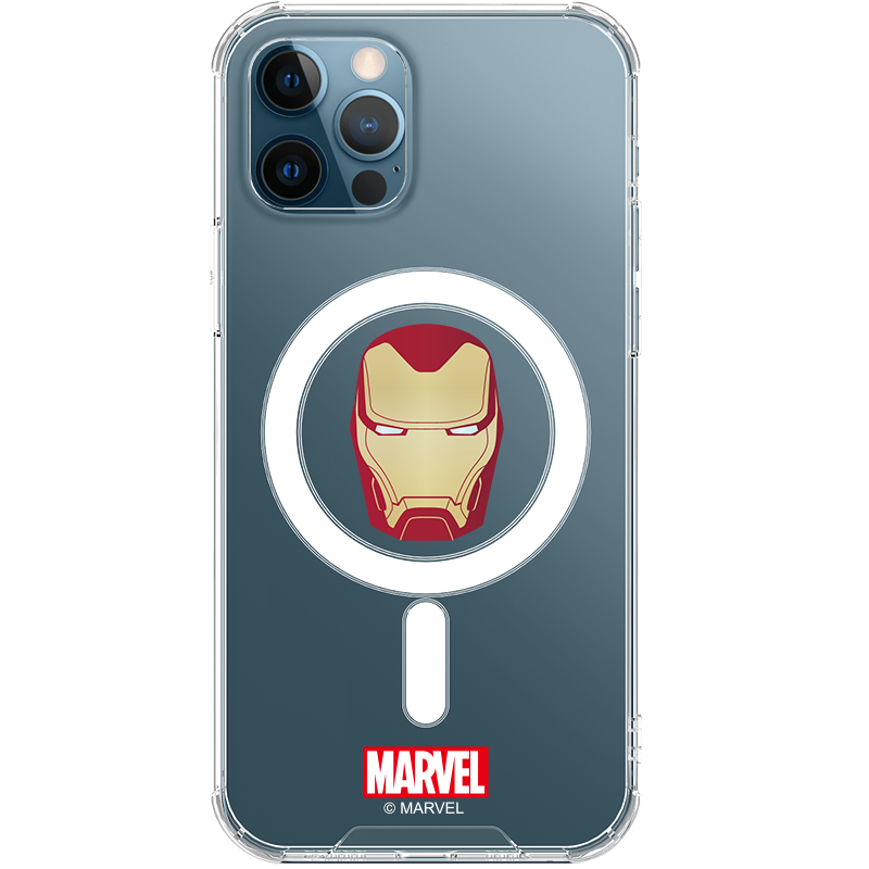 UKA Marvel Avengers Anti-fall Clear PC+TPU Magnetic MagSafe Case Cover