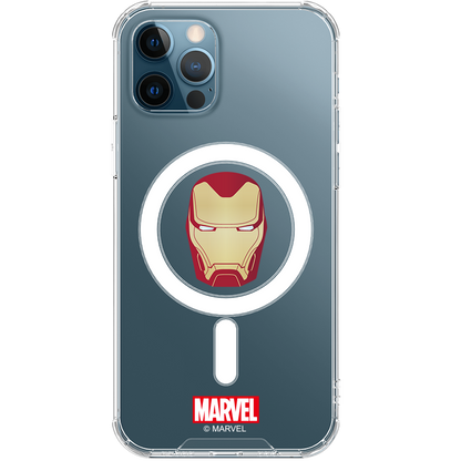 UKA Marvel Avengers Anti-fall Clear PC+TPU Magnetic MagSafe Case Cover