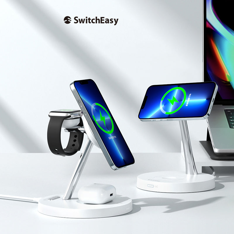 SwitchEasy MagPower 4-in-1 Magnetic Wireless Charging Stand