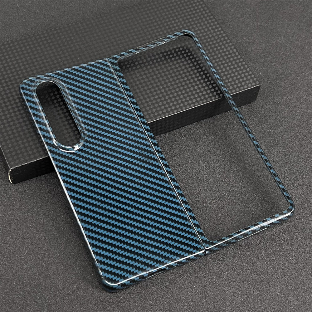 Oatsbasf Luxury Pure Carbon Fiber Case for Samsung Foldable Smartphones