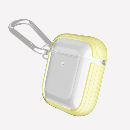 X-Doria Defense Clear Apple AirPods 2&1 Charging Case Cover with Carabiner Clip