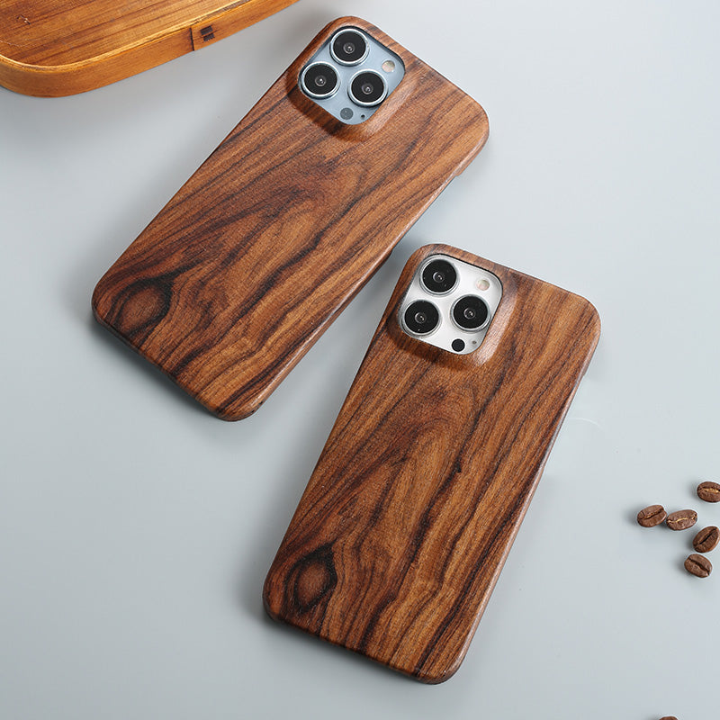 SHOWKOO Aramid Natural Wood Ultra Slim Case Cover