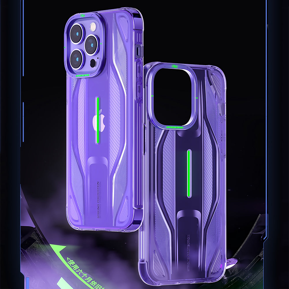 PQY Supercar Military Grade Shockproof Luminous Case Cover