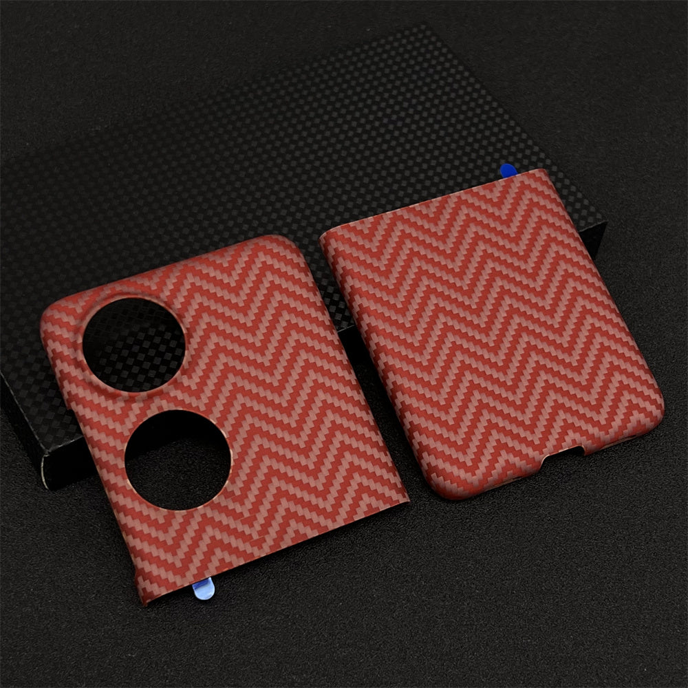 Oatsbasf Luxury Pure Carbon Fiber Case for Huawei Pocket series Smartphones