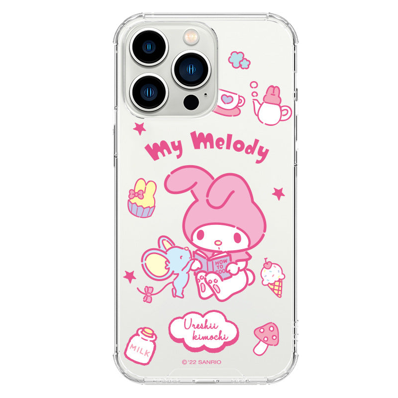 UKA Sanrio Characters Shockproof Air Cushion TPU+PC Clear Back Case Cover